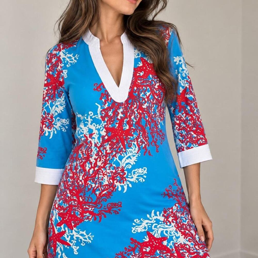 Lilly pulitzer red coral and